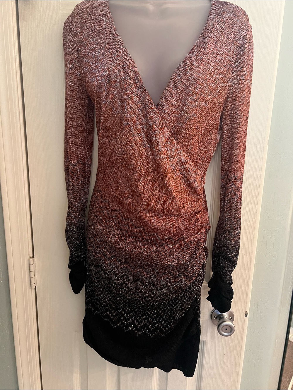 Missoni knit metallic dress 42 US 8